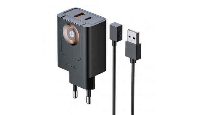 McDodo CH-3700 30W 2-in-1 USB-C+A Charger, black