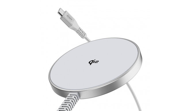 ESR Qi2 mini wireless charger (HaloLock)(silver)