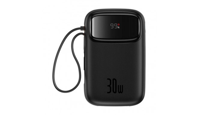 Powerbank Baseus QPow 2 10000mAh 30W 2xUSB-C (black)
