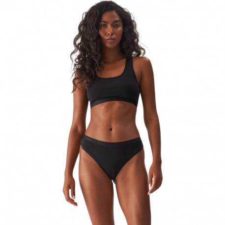 Majtki damskie stringi 4F F026 głęboka czerń 4FWMM00UPTSF026 20S L