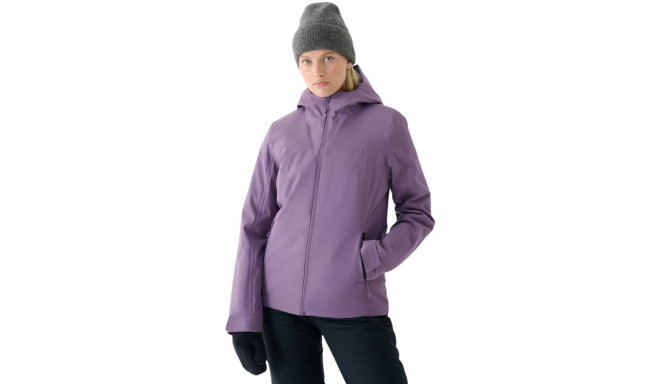 Kurtka narciarska damska 4F F572 ciemny fiolet 4FWAW24TTJAF572 50S S