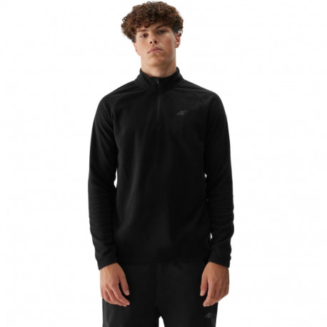 Bluza polarowa męska 4F M044 czarny 4FWAW24UFLEM044 21S M