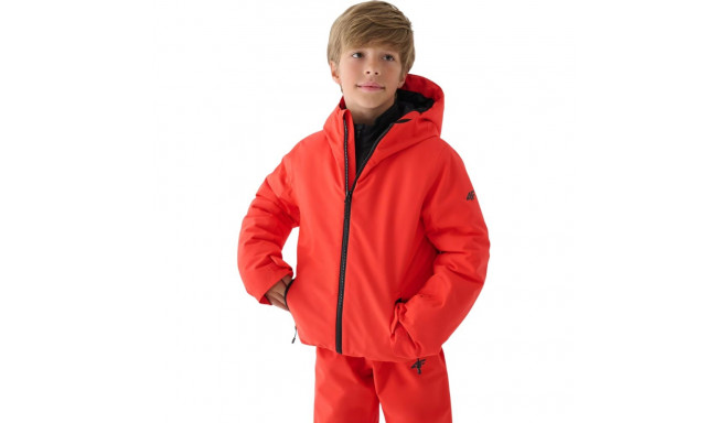 Kurtka narciarska dla chłopca 4F M532 czerwona 4FJWAW24TTJAM532 62S 140cm