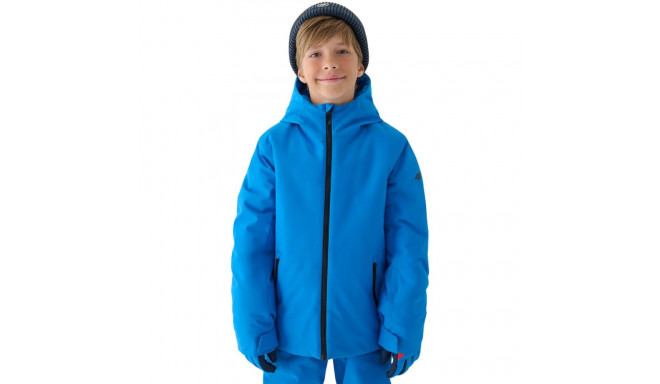Kurtka narciarska dla chłopca 4F M532 niebieska 4FJWAW24TTJAM532 33S 140cm