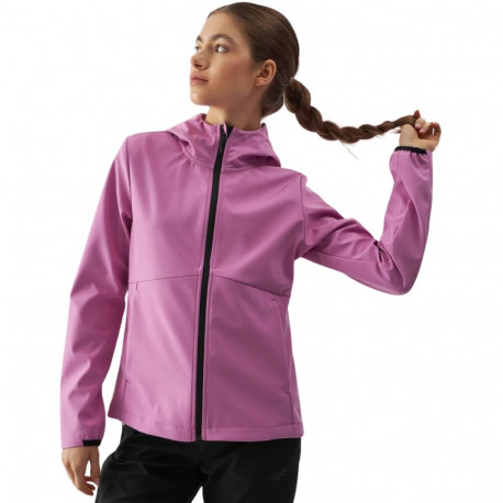 4F naiste softshell-jope F285 4FWAW24TSOFF285 54S L, roosa