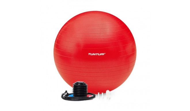 Võimlemispall TUNTURI Gymball 75cm, Anti-Burst, Red