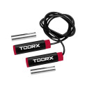 Hüppenöör TOORX PVC Jump Rope, must-punane Hüppenöör TOORX PVC Jump Rope, must-punane