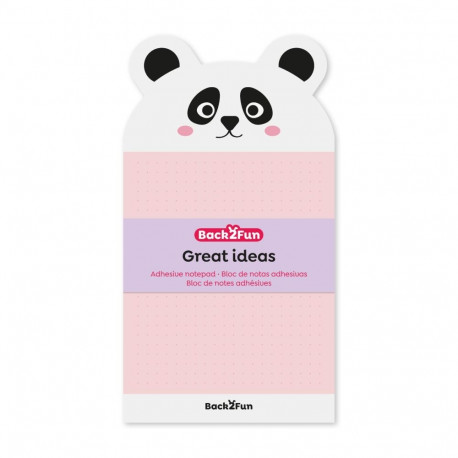 Märkmepaber iseliimuv B2F ANIMAL PANDA 60 lehte Miquelrius