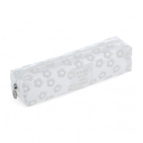 Pinal FLOWERS EMBROIDERED valge Miquelrius