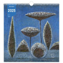 Seinakalender- Eesti kunst ART (330x345mm), kahe spiraaliga 2025a.
