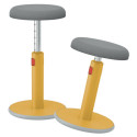 Pukktool/Ergonoomiline töötool LEITZ Ergo Cosy Activ chair Sit-Stand 45-79cm, max 110kg/ Kollane