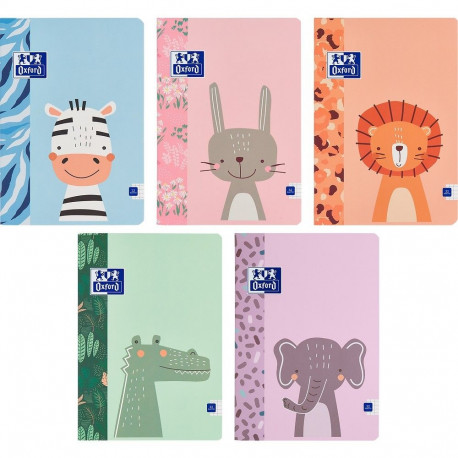 Kaustik A5 ruut 5x5, 32 lehte OXFORD Kids, assortii