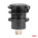 Laadija USB-C ja USB pesad, punane taustavalgus 12/24V