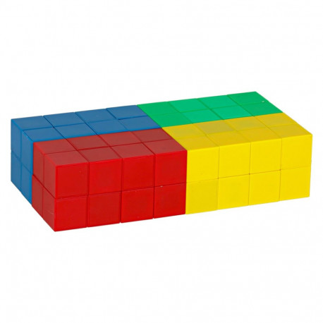 Haridusotstarbelised magnetilised kuubikujulised ehitusplokid 64 el.
