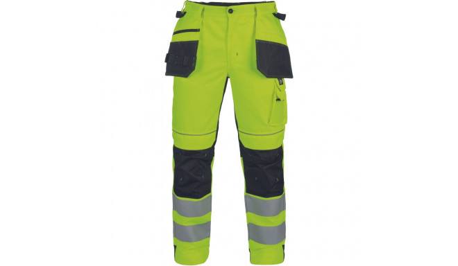 Cerva Max Vivo HV FP ripptaskutega vööpüksid Hi-Vis kollane 56