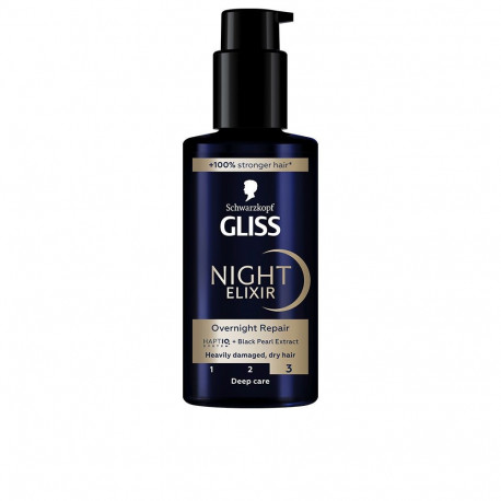Schwarzkopf juukseseerum Gliss Night Elixir kahjustatud juustele 100ml