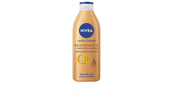 NIVEA Q10+ REAFIRMANTE + autobronceadora loción corporal 400 ml