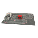 RoGer Police Car racing track 64x64cm