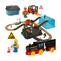 RoGer Train with railway and accessories 55pcs.