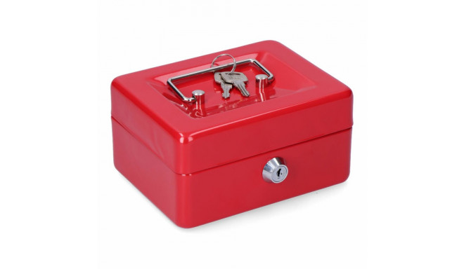 Safe-deposit box Micel CFC09 M13392 15,2 x 11,8 x 8 cm Red Steel