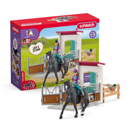 SCHLEICH HORSE CLUB Horsebox mit Lisa & Storm