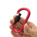 Caruba Karabijnhaak Rood (set van 3 stuks)