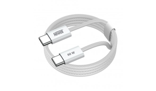 Newell USB-C - USB-C 60 W cable - 2 m, white