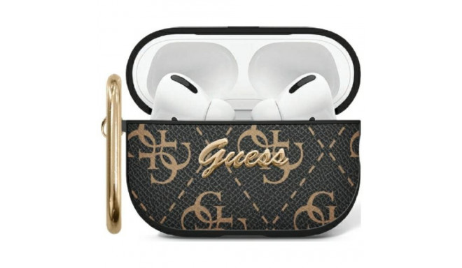 Guess PU New 4G Hook case for AirPods 1/2 black