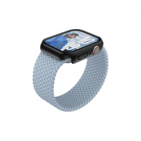 Kaitseklaas raamiga Apple Watch Series 11 / 10 (46mm), musta äärega, õhuke, eemaldatav, PanzerGlass