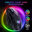 Aula F815 RGB Проводная USB Игровая Мышь с 7 Кнопками / Макросами 12800dpi Черная