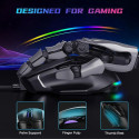 Aula F815 RGB Wired USB Gaming mouse with 7 buttons / macros 12800dpi Black