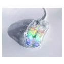 Aula S80 Multi-Color backlight Wired Gaming Optical mouse 7 buttons 1200-7200dpi with Transparent bo