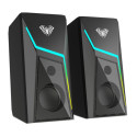 Aula N-521 Võimas Helipakett PC / Sülearvuti 2.0 10W Stereo Kõlarid 3.5mm + USB RGB + Kaugjuhtimispu