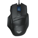 Aula S12 Multi-Color backlight Wired Gaming Optical mouse 7 buttons 800-4800dpi with ergonomic shape