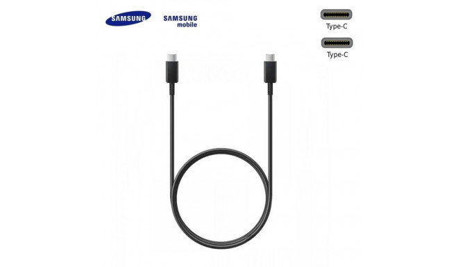 Samsung EP-DN975BBE USB-C kuni USB-C Üli Kiire 5A Laadimise ja Andmeedastuskaabel Must 1m (OEM)