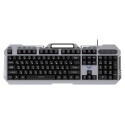 Aula F2023 Aula RGB Metall Membrani Klaviatuur USB Kaabeldatud Klaviatuur 1.6m 104 Võtme EN / RUS Hõ