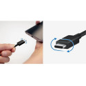 Samsung EP-DX510JBE 100W 5A Ultra Power USB-C to USB-C Andme- ja Laadimiskaabel 1.8m Must (Blister)