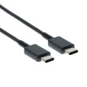 Samsung EP-DX310JBE 60W 3A Kiire USB-C kuni USB-C Andmete ja Laadimise Kaabel 1.8m Must (Blister)
