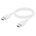 Samsung EP-DW767JWE 25W Üks universaalne 3A Kiire USB-C kuni USB-C Andme- ja Laadimiskaabel 1.8m Val