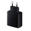 Samsung EP-TA845XBE 45W USB-C Plug PD 3.0 Super Fast Charger Musta + 5A 1m USB-C Kaabel (Blister)