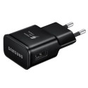 Samsung EP-TA200EBE Adaptatiivne 15W Pistik USB 3.1 Kiirlaadimise 3.0 Kiire Laadija Must (OEM)