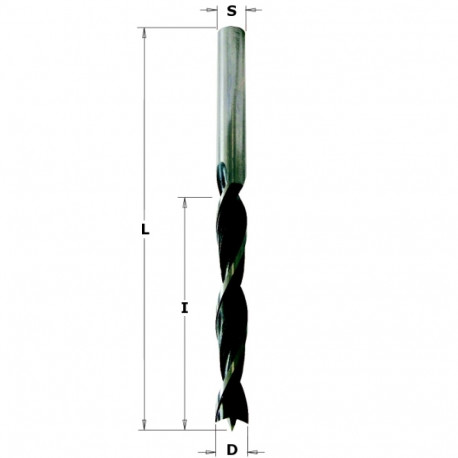 BRAD POINT BIT HS D=5x52X86 RH