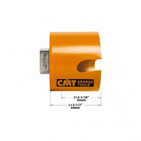 HOLE SAW FOR WOOD/PLASTIC HW H=52 D=51 RH