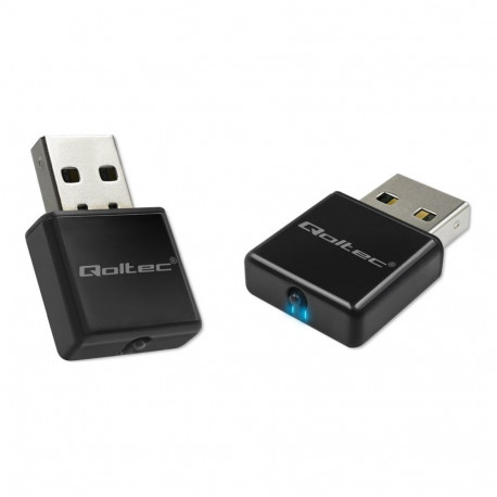 QOLTEC juhtmevaba ülikiire miniadapter 56986 NANO WiFi standard N USB 2.0 300Mbps