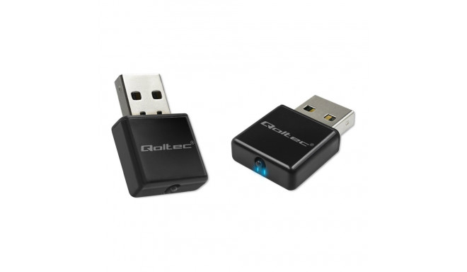 QOLTEC 56986 Juhtmevaba Ülikiire Mini Adapter NANO WiFi Standard N USB 2.0 300Mbps