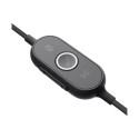 LOGITECH Zone Wired MSFT Teams Headset on-ear wired USB-C graphite Certified for Microsoft Teams