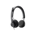 LOGITECH Zone Wired MSFT Teams Headset on-ear wired USB-C graphite Certified for Microsoft Teams