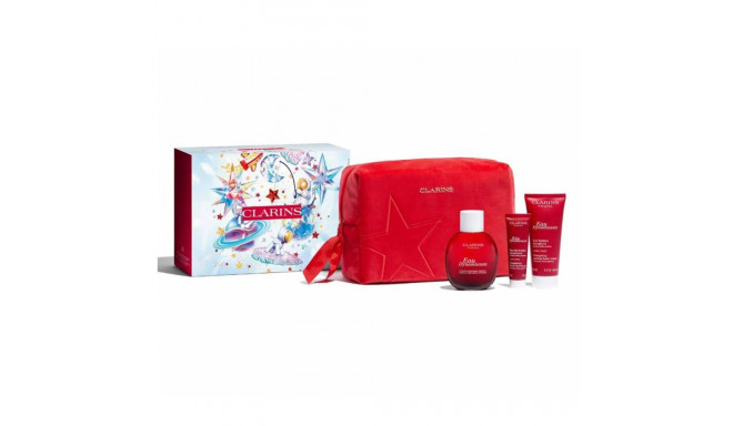 CLARINS EAU DYNAMISSANTE SPRAY 100ML VAPORIZADOR + GEL DE BAÑO 30ML + LOCION CORPORAL PERFUMADA 10ML