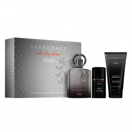 AFNAN SUPREMACY NOT ONLY INTENSE EAU DE PARFUM 100ML VAPORIZADOR + GEL DE BAÑO 100ML + DESODORANTE S