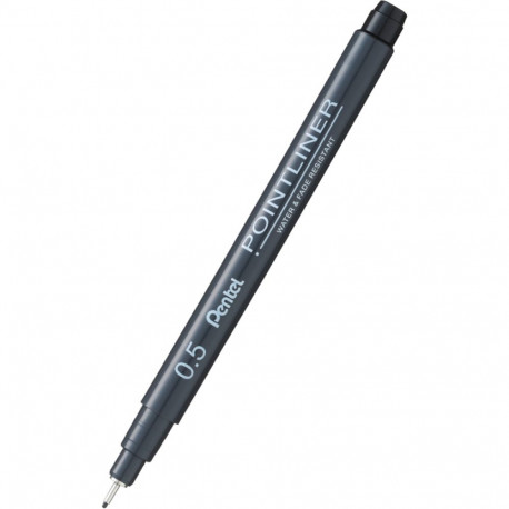Pentel tindipliiats S20P-5A Pointliner 0,5mm, must